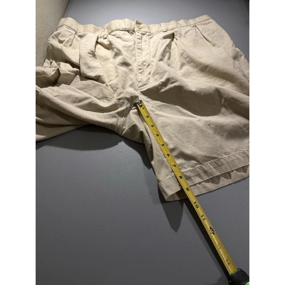 Vintage Polo Ralph Lauren‎ Tyler Shorts Men 40 Chino Pleated Cotton Y2K